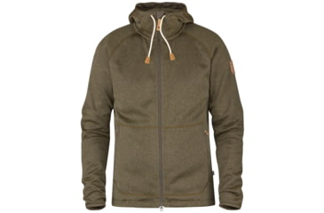 Image of Fjallraven Ovik Fleece Hoodie - Men's-Tarmac-Large