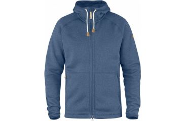 Image of Fjallraven Ovik Fleece Hoodie Mens, Blue Ridge, L F82252-519-L