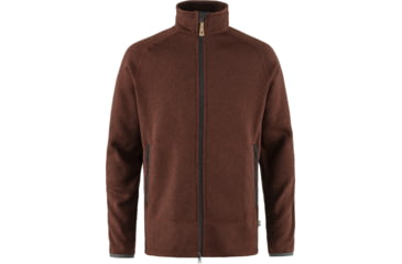 Image of Fjallraven Ovik Fleece Zip Sweater - Mens, Autumn Leaf, Extra Large, F87317-215-XL