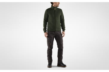 Image of Fjallraven Ovik Fleece Zip Sweater - Mens, Deep, Large, F87317-662-L