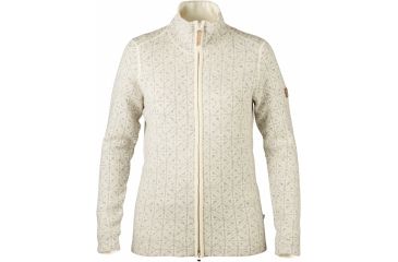 Image of Fjallraven Ovik Frost Cardigan - Women's-Ecru-Small
