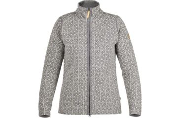 Image of Fjallraven Ovik Frost Cardigan - Womens, Dark Grey, Extra Small, F89772-030-XS