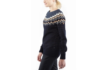 Image of Fjallraven Ovik Knit Sweater - Womens, Dark Navy, Large, F89941-555-L