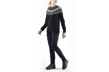 Image of Fjallraven Ovik Knit Sweater - Womens, Dark Navy, Large, F89941-555-L