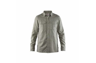 Image of Fjallraven Ovik Long Sleeve Travel Shirt - Mens, Green, Small, F82999-620-S