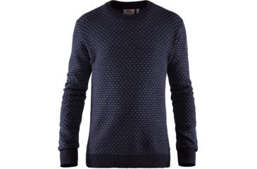 Image of Fjallraven Ovik Nordic Sweater - Mens, Dark Navy, Small, F82020-555-S