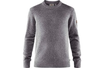 Image of Fjallraven Ovik Nordic Sweater - Mens, Grey, Small, F82020-020-S