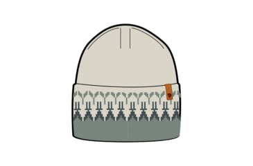 Image of Fjallraven Ovik Path Knit Beanie, Chalk White/Grey, One Size, F87167-113-020-OneSize