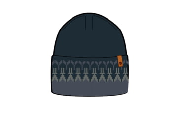 Image of Fjallraven Ovik Path Knit Beanie, Dark Navy/Navy, One Size, F87167-555-560-OneSize