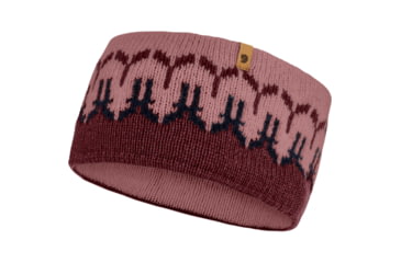 Image of Fjallraven Ovik Path Knit Headband, Dark Garnet/Mesa Purple, One Size, F87166-356-410-OneSize