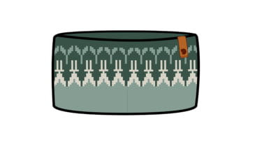 Image of Fjallraven Ovik Path Knit Headband, Deep Patina/Misty Green, One Size, F87166-679-674-OneSize