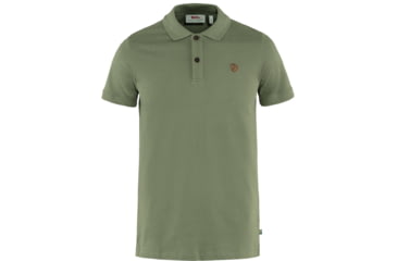 Image of Fjallraven Ovik Polo Shirt - Mens, Green, Small, F81511-620-S
