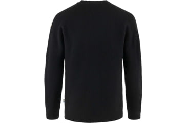Image of Fjallraven Ovik Rib Sweater - Mens, Black, Extra Large, F87165-550-XL