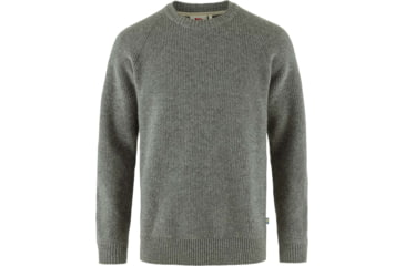 Image of Fjallraven Ovik Rib Sweater - Mens, Grey, Extra Small, F87165-020-XS
