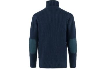 Image of Fjallraven Ovik Roller Neck Sweater - Mens, Dark Navy, Large, F87072-555-L