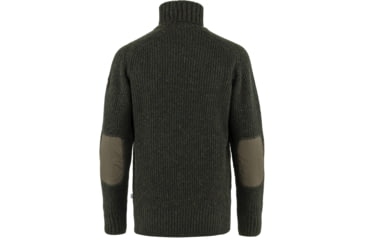 Image of Fjallraven Ovik Roller Neck Sweater - Mens, Dark Olive, Small, F87072-633-S