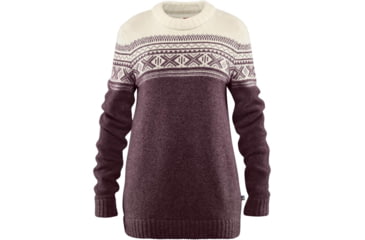 Image of Fjallraven Ovik Scandinavian Sweater - Women's, Large, Dark Garnet, F89876-356-L