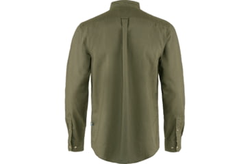 Image of Fjallraven Ovik Travel Long Sleeve Shirt - Mens, Green, Extra Small, F87208-620-XS