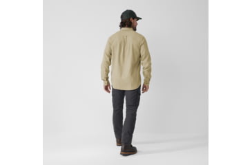 Image of Fjallraven Ovik Travel Long Sleeve Shirt - Mens, Sand Stone, Medium, F87208-195-M
