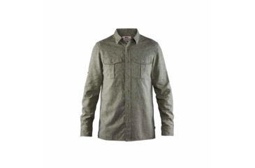 Image of Fjallraven Ovik Travel Shirt Long Sleeve - Mens, Green, Extra Small, F82999-620-XS