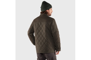 Image of Fjallraven Ovik Wool Padded Jacket - Mens, Dark Olive, Small, F84127-633-S