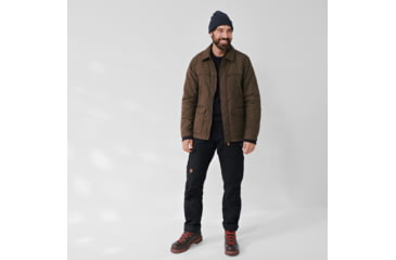 Image of Fjallraven Ovik Wool Padded Jacket - Mens, Dark Olive, Small, F84127-633-S