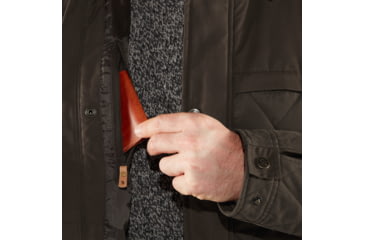 Image of Fjallraven Ovik Wool Padded Jacket - Mens, Dark Olive, Small, F84127-633-S