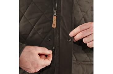 Image of Fjallraven Ovik Wool Padded Jacket - Mens, Dark Olive, Small, F84127-633-S
