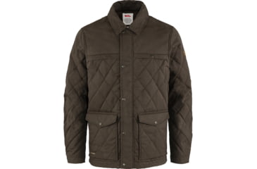 Image of Fjallraven Ovik Wool Padded Jacket - Mens, Dark Olive, Small, F84127-633-S