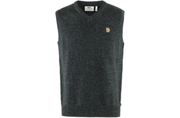 Image of Fjallraven Ovik Wool Vest - Mens, Dark Grey, Small, F87324-030-S