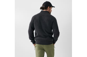 Image of Fjallraven Ovik Zip Cardigan Knit - Mens, Dark Grey, Extra Large, F87071-030-XL