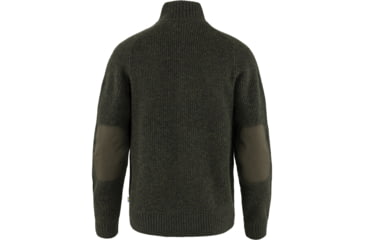Image of Fjallraven Ovik Zip Cardigan Knit - Mens, Dark Olive, Extra Large, F87071-633-XL