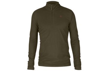 Image of Fjallraven Pine Half Zip - Men's, Dark Olive, Extra Large, F81446-633-XL