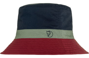 Image of Fjallraven Reversible Bucket Hat, Pomegranate Red/Dark Navy, Small/Medium, F84783-346-555-S/M