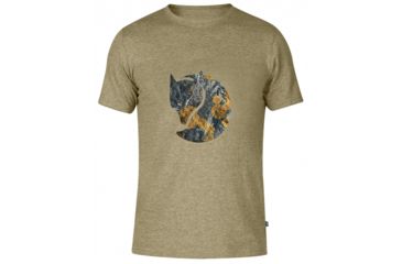 Image of Fjallraven Rock Logo T-Shirt - Men's-Cork-X-Large