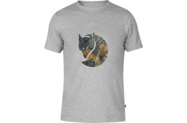 Image of Fjallraven Rock Logo T-Shirt - Men's-Grey-XX-Large