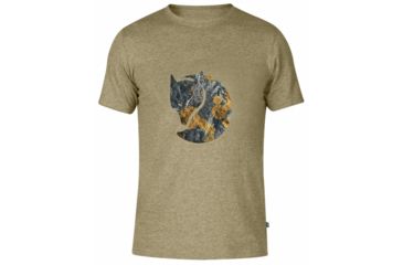 Image of Fjallraven Rock Logo T-Shirt Mens, Cork, XL F81954-218-XL