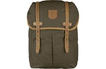 Image of Fjallraven Rucksack No. 21 Medium Backpack, Dark Olive, One Size, F24205-633
