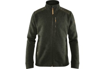 Image of Fjallraven Singi Fleece Jacket - Mens, Deep Forest, Large, F87305-662-L