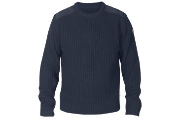 Image of Fjallraven Singi Knit Sweater - Men's-Dark Navy-Small