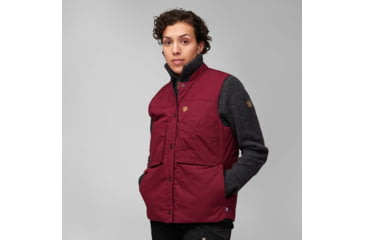 Image of Fjallraven Singi Padded Vest - Womens, Bordeaux Red, Small, F87175-347-S