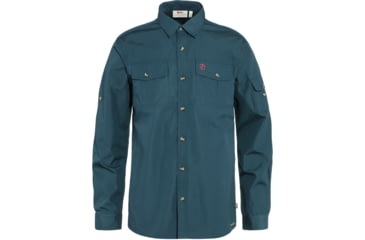 Image of Fjallraven Singi Trekking Shirt Long Sleeve - Mens, Mountain Blue, Extra Small, F81838-570-XS
