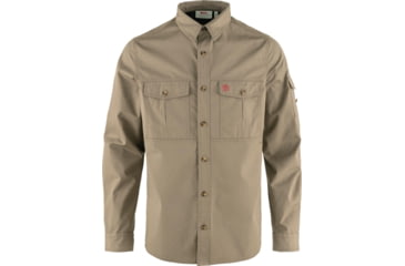 Image of Fjallraven Singi Trekking Shirt Long Sleeve - Mens, Suede Brown, Medium, F81838-244-M