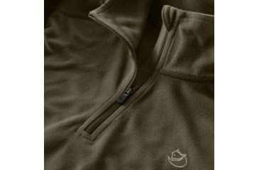 Image of Fjallraven Skare Half Zip - Womens, Dark Olive, Extra Small, F89766-633-XS