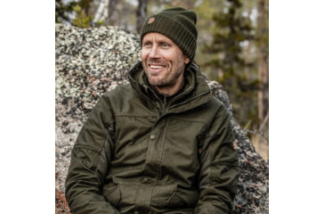 Image of Fjallraven Sormland Reversable Beanie, Dark Olive, One Size, F78137-633-OneSize