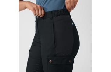 Image of Fjallraven Stina Trousers - Womens, Black, 36, Regular, F84775-550-36/R