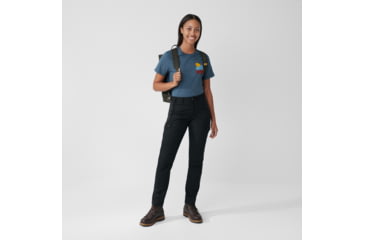 Image of Fjallraven Stina Trousers - Womens, Black, 36, Regular, F84775-550-36/R