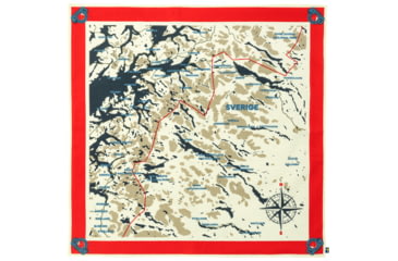 Image of Fjallraven Swedish Classic Cap Scarf - Unisex, True Red, One Size, F87148-334-OneSize