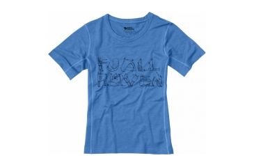 Image of Fjallraven Trail T-Shirt - Kids'-UN Blue-EU 116