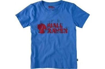 Image of Fjallraven Trek Logo T-Shirt - Kids'-UN Blue-EU 110